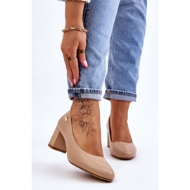 Escarpins à Talon Sergio Leone PB178 Beige 1 Escarpins à Talon Sergio Leone PB178 Beige 1