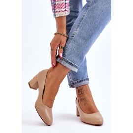 Escarpins à Talon Sergio Leone PB178 Beige 2 Escarpins à Talon Sergio Leone PB178 Beige 2