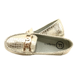Filippo DP3630/23 mocassins en cuir doré beige d'or 6 Filippo DP3630/23 mocassins en cuir doré beige d'or 6