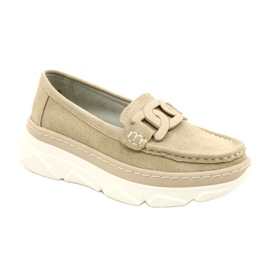 Mocassins en cuir Filippo DP4552/23 beige 1 Mocassins en cuir Filippo DP4552/23 beige 1