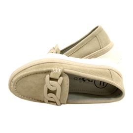 Mocassins en cuir Filippo DP4552/23 beige 5 Mocassins en cuir Filippo DP4552/23 beige 5