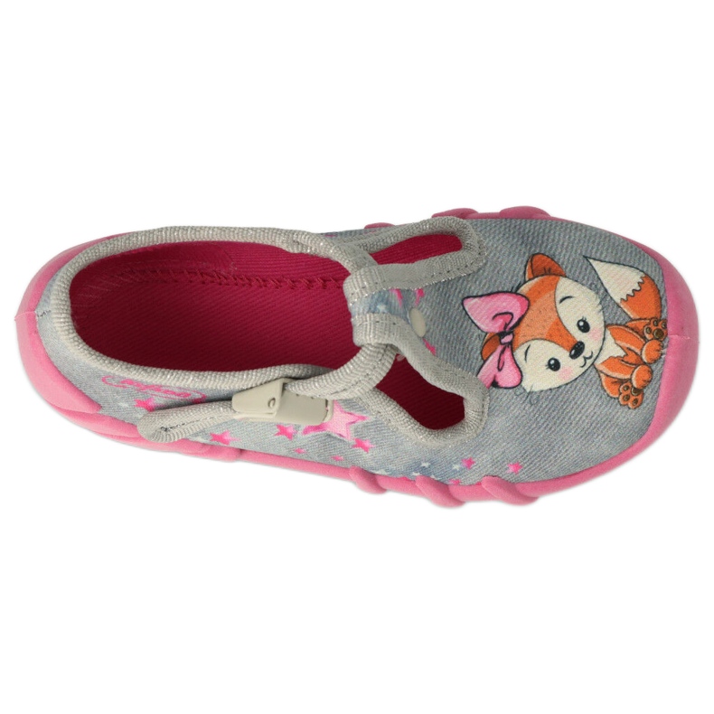 Befado chaussures pour enfants 110P467 rose gris 3