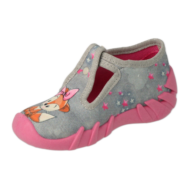 Befado chaussures pour enfants 110P467 rose gris 2