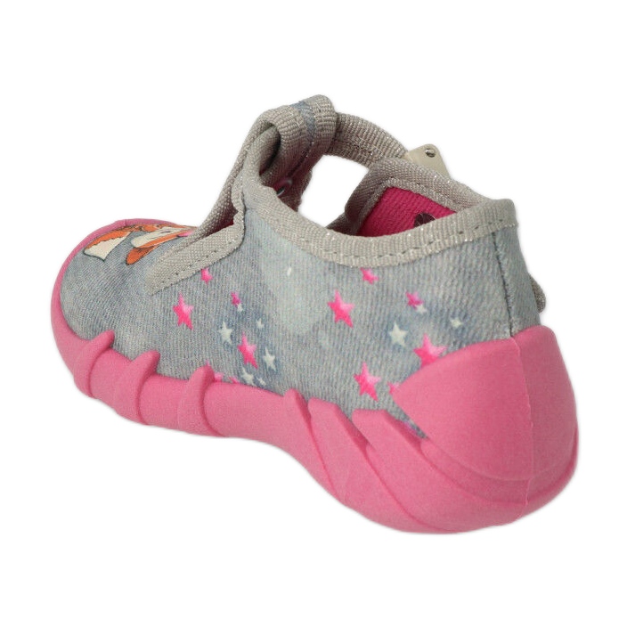 Befado chaussures pour enfants 110P467 rose gris 1