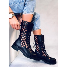 BM Bottines Brady noires ajourées le noir 5