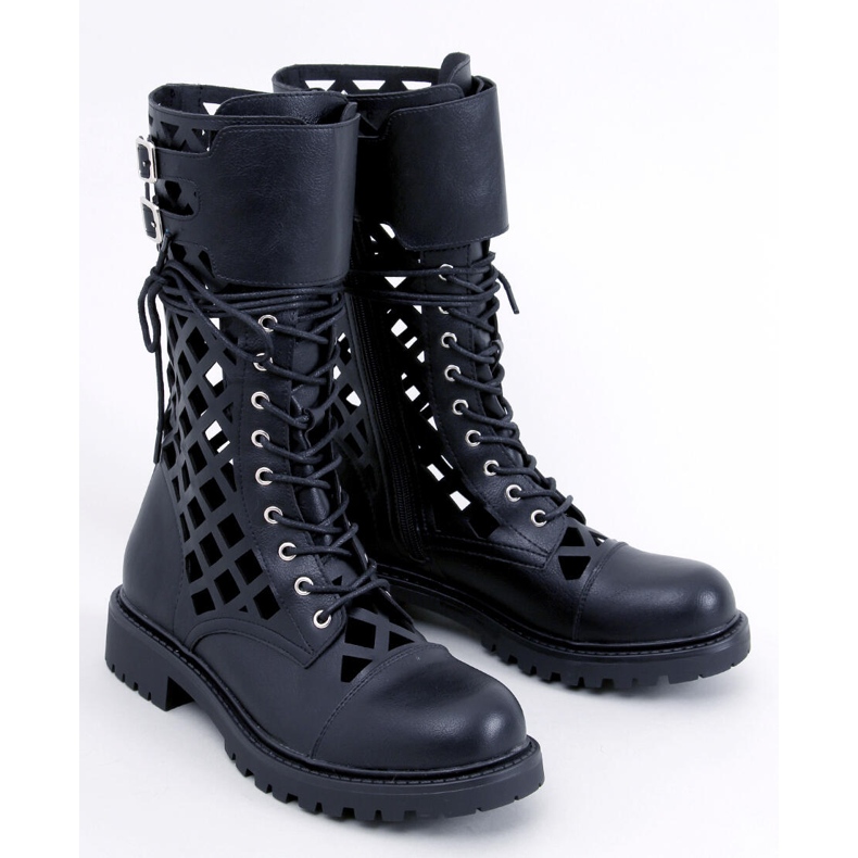 BM Bottines Brady noires ajourées le noir 1