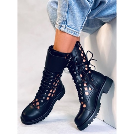 BM Bottines Brady noires ajourées le noir 4