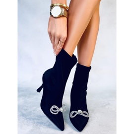 BM Betz Bottes noires à talons élastiques le noir 1 BM Betz Bottes noires à talons élastiques le noir 1