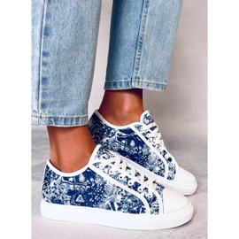 BM Espadrilles Evert bleues pour femmes 5