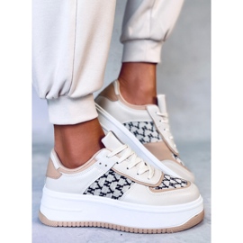 BM Baskets femme Duval Beige 1