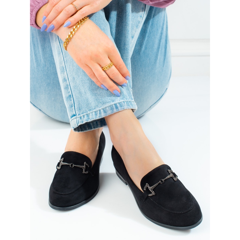 Lords Vinceza daim noir femme le noir 1