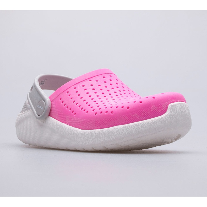 Sabots CROCS Literide Clog Enfants 205964-6QR rose 1