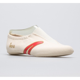 Ballerines de gymnastique IWA 502 crème beige blanc 1