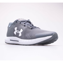 Under Armour Micro G Pursuit chaussures pour hommes 3021953-103 gris 1