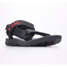 Sandales pour hommes Lee Cooper LCW-22-34-0945M le noir rouge 1