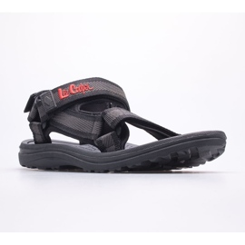 Sandales pour hommes Lee Cooper LCW-22-34-0942M le noir gris 1