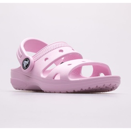 Crocs Classic Enfants Sandale T 207537-6GD rose 1