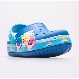 Sabots pour enfants CROCS Fl Babyshark Band Clog T 207066-4JL bleu 1