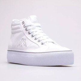 Baskets femme KAPPA Boron Mid Pf 243161-1015 blanc 1