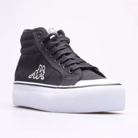 Baskets femme KAPPA Boron Mid Pf 243161-1110 noir 1