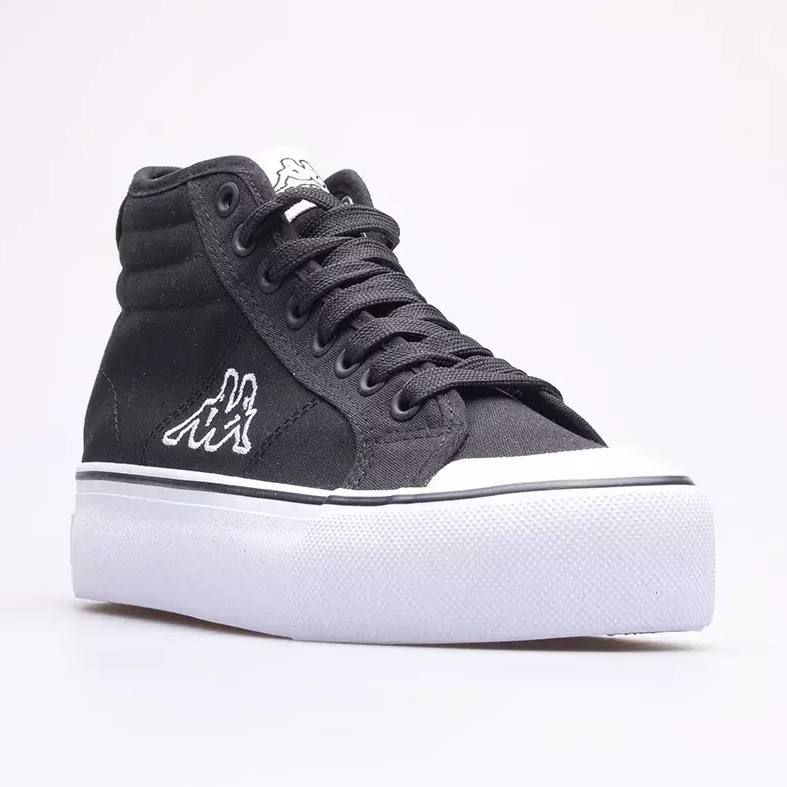 Baskets femme KAPPA Boron Mid Pf 243161-1110 noir 1