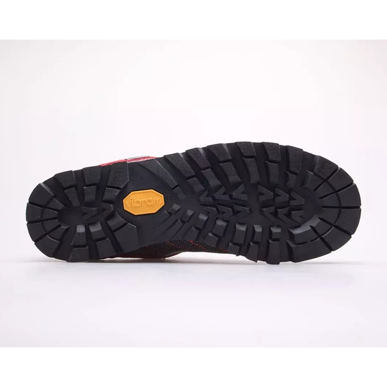 Chaussures trekking homme BERGSON Kadam Low Stx noir rouge 1
