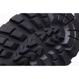 Chaussures trekking homme BERGSON Kadam Low Stx noir rouge 2
