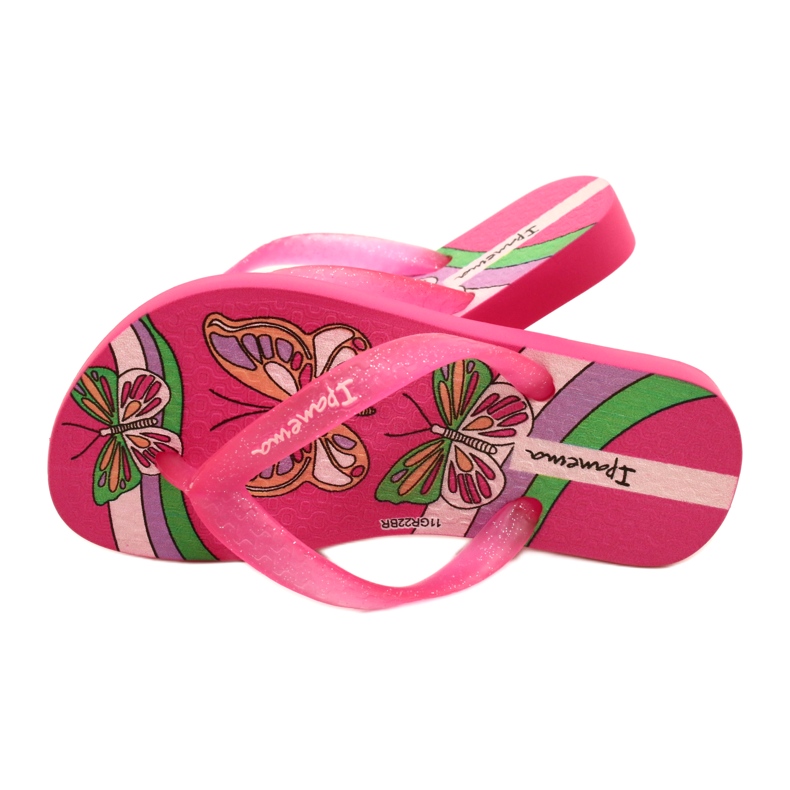 Flip -flops avec une fille ipanema 83348 AI747 Gliter rose 5