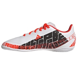 Adidas X Speedportal.4 Messi In Jr GW8400 chaussures de football blanche blanche 1