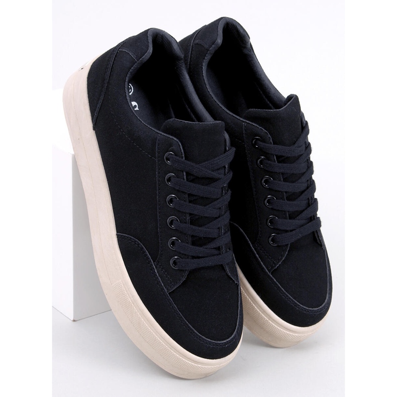 BM Baskets à plateforme Rhonda noires le noir 1