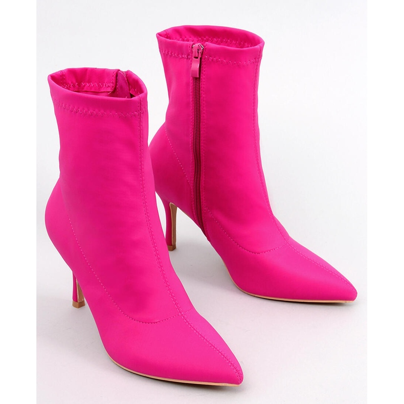BM Bottines souples de Mallory Fuchsia rose 1 BM Bottines souples de Mallory Fuchsia rose 1