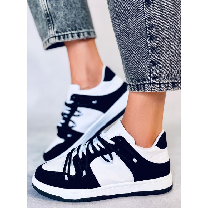 BM Baskets Panda Hart BLANC/NOIR 1