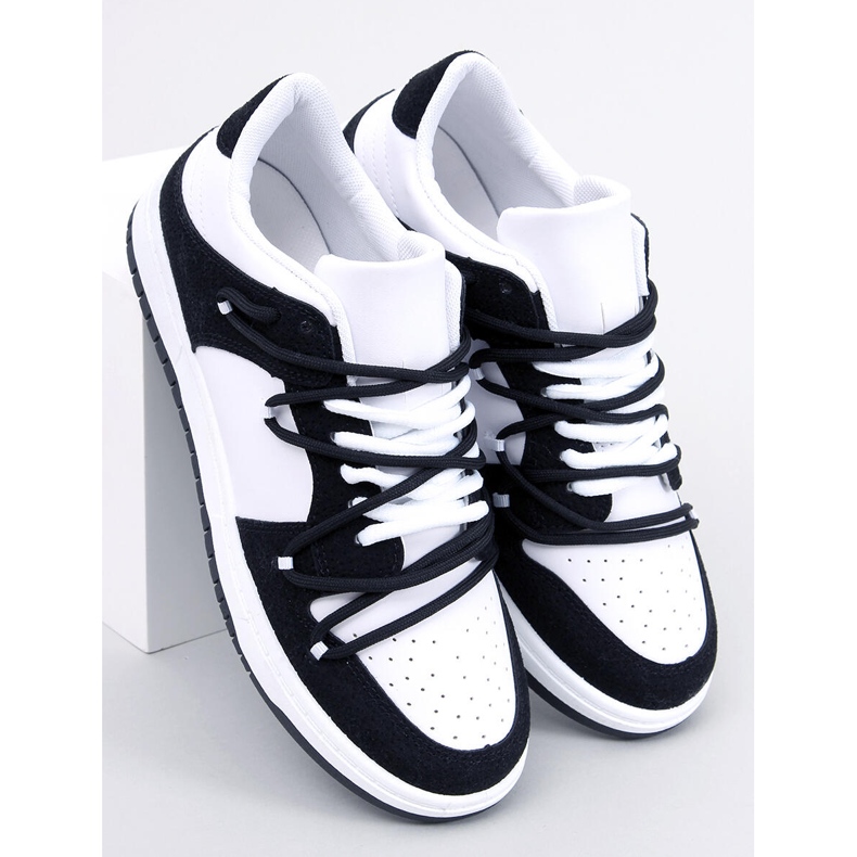 BM Baskets Panda Hart BLANC/NOIR 2