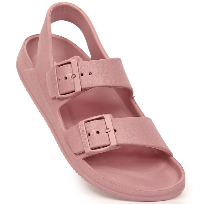 Sandales de sport en mousse pour femme rose Big Star LL274744 1