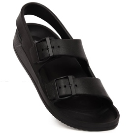 Sandales de sport en mousse noire pour femme Big Star LL274745 1