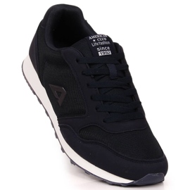 Chaussures de sport à lacets bleu marine American Club 136/23 1 Chaussures de sport à lacets bleu marine American Club 136/23 1