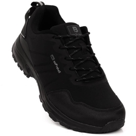 Chaussures de sport trekking softshell homme McBraun 5340 noires 1