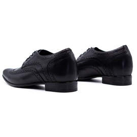Olivier Chaussures pour hommes augmentant la visibilité 617P noir 4