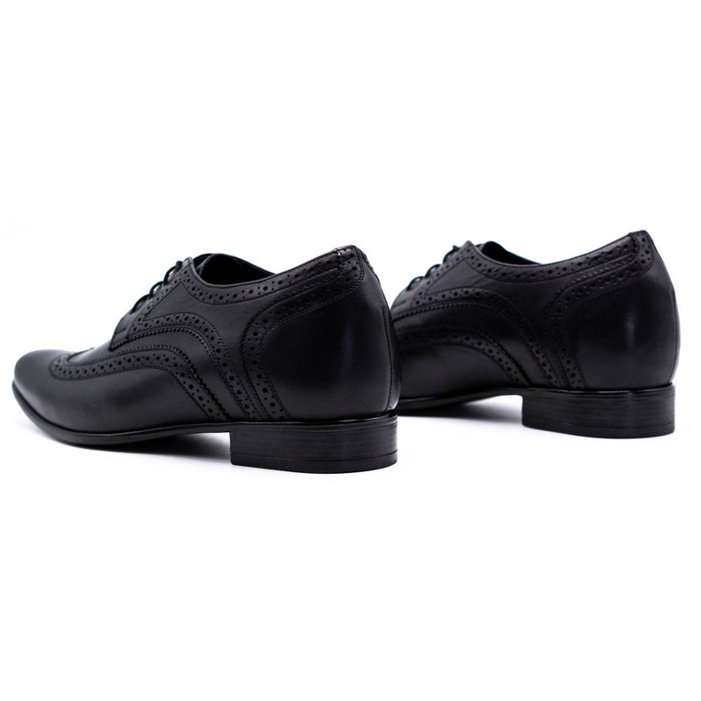 Olivier Chaussures pour hommes augmentant la visibilité 617P noir 4