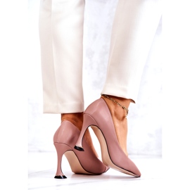 S.Barski Escarpins à la mode en cuir rose Tamira 4 S.Barski Escarpins à la mode en cuir rose Tamira 4