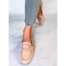 Mocassins à boucle femme Meredith Apricot beige 1 Mocassins à boucle femme Meredith Apricot beige 1
