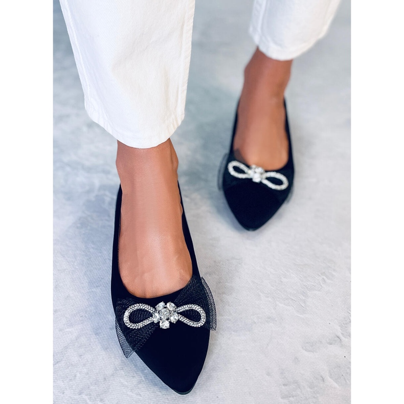 BM Maura Ballerines nœud noir 1