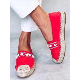 BM Espadrilles coquillage orange océan 1