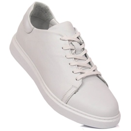 Chaussures de sport homme en cuir blanc T.Sokolski W22-472 1