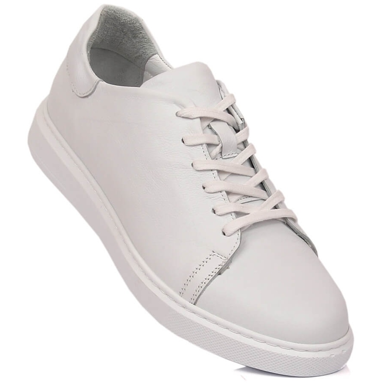 Chaussures de sport homme en cuir blanc T.Sokolski W22-472 blanche 1