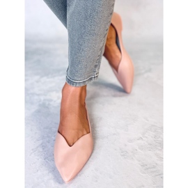 Ayanna - Ballerines à découpes roses 1