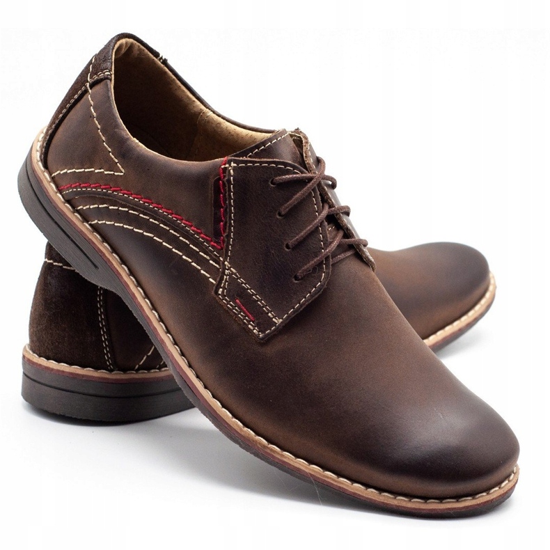 Chaussures homme cuir Olivier 242 marron brun 1 Chaussures homme cuir Olivier 242 marron brun 1