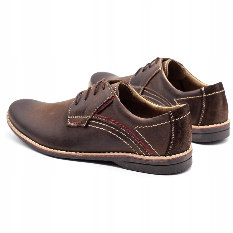 Chaussures homme cuir Olivier 242 marron brun 3