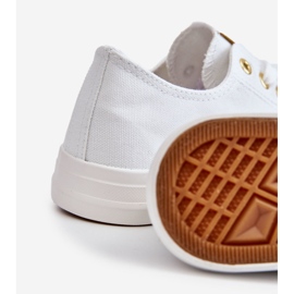 News Baskets Classiques Femme Blanc et Or Ecoma blanche 2
