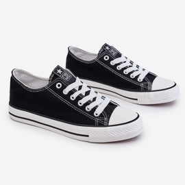 News Ecoma Baskets classiques pour femmes Noir et blanc blanche 1